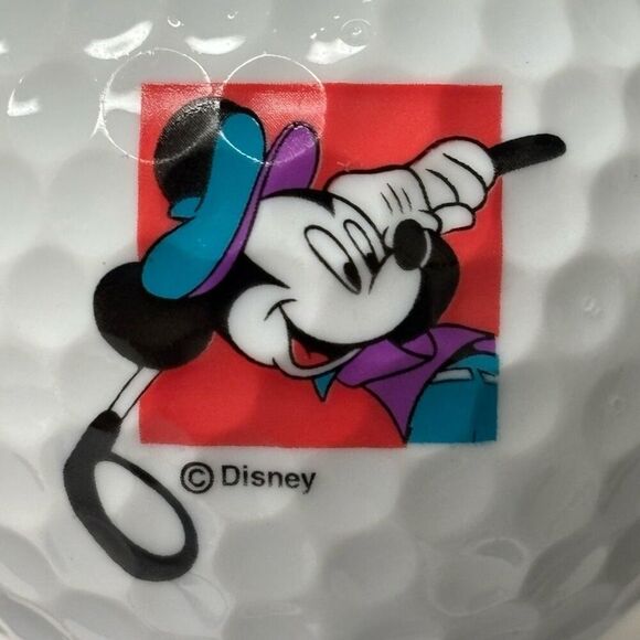 Disney Mickey Mouse Logo Pinnacle Gold LS Golf Ball - Picture 2 of 4